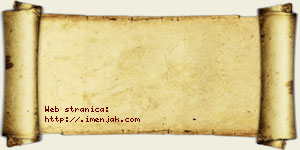 Tanja Pećanac vizit kartica